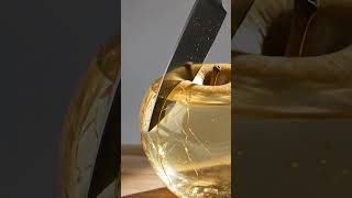【Sleep ASMR】Gentle Crystal Apple Cutting for Deep Sleep Tonight…😴 #ASMR #SleepASMR #CrystalCutting