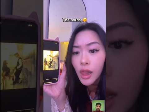 Look At That Mirror And Girl She Showing Us Something Nice Cute Reactionvideo Ass Vidio