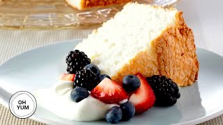 Professional Baker Teaches You How To Make ANGEL FOOD CAKE!