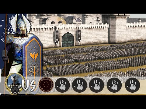 Видео: 8000 Армия Гондора VS 40 000 Изенгард и Элита Умбара | Battle Saga | Rise Of Mordor