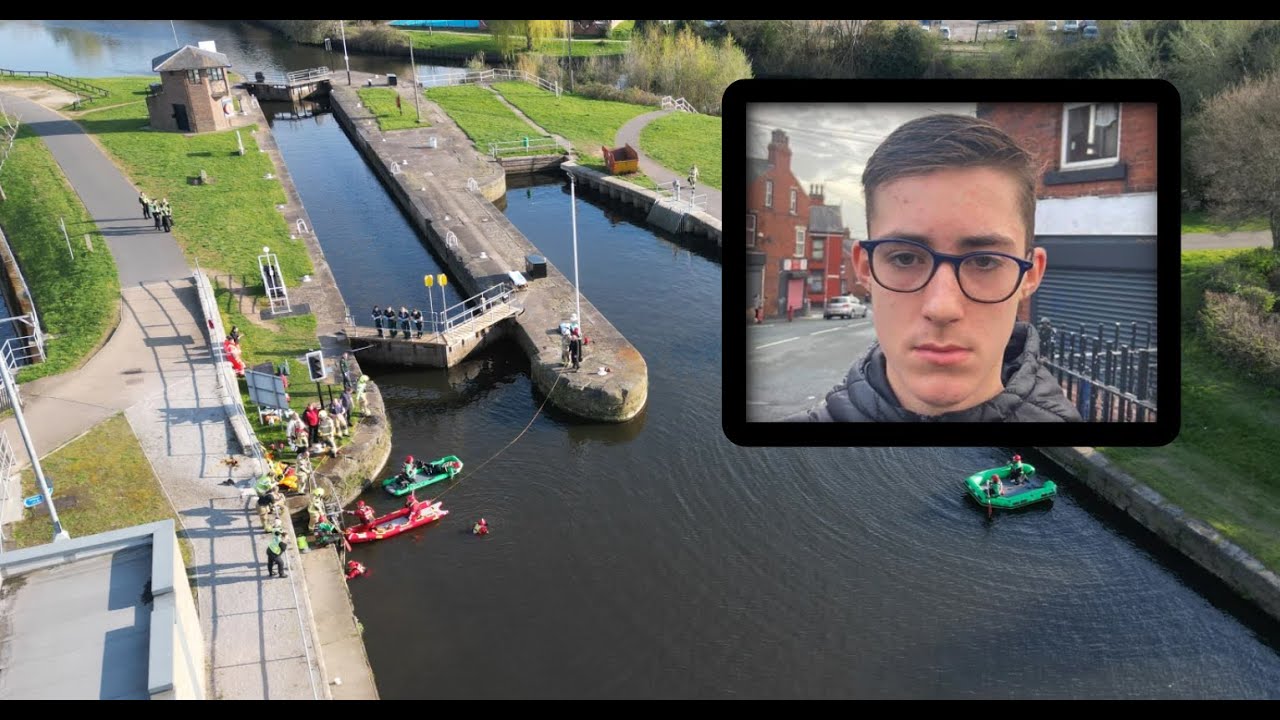 teeneger drowns, in canal in front of girlfreind, as mam, pays tribute