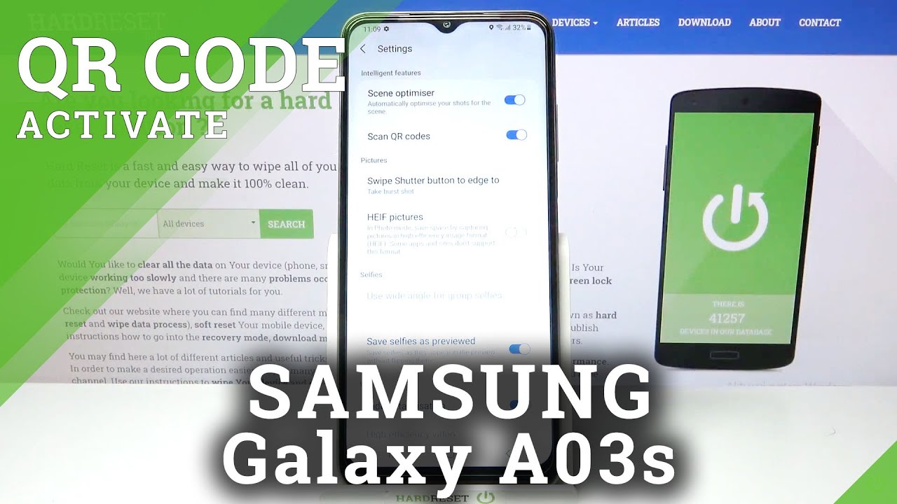 How to Allow Camera to Scan QR in SAMSUNG Galaxy A03s QR Scanning