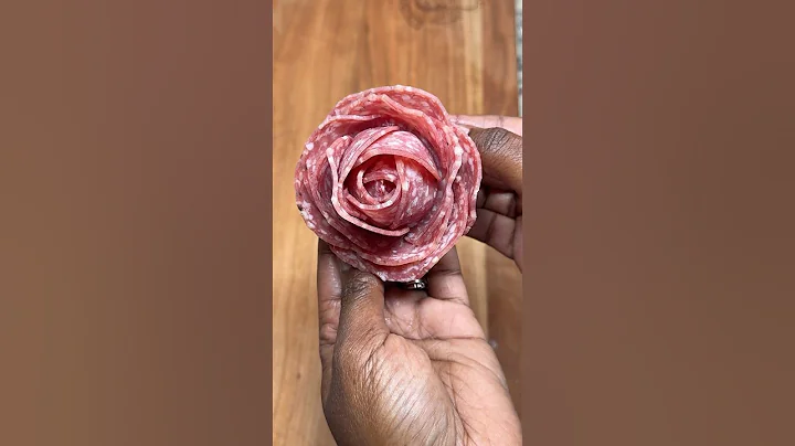 How to Make a Salami Rose