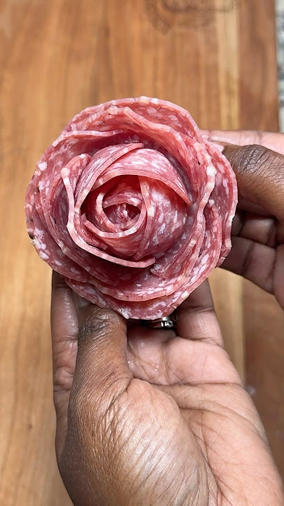 How to Make a Salami Rose