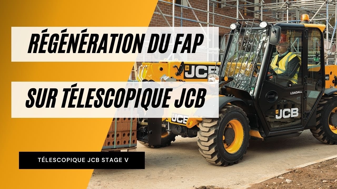 Régénération du FAP sur les télescopiques JCB