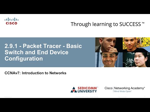 Курс Молодого Бойца Cisco Часть 1 2021 CCNA ITN 2.9.1 Packet Tracer Basic Switch and End Device Conf