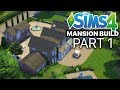 The Sims 4 - MANSION BUILD - Part 1 (Farm & Garden)