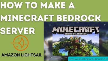 How To Setup a Minecraft Bedrock server using Amazon Lightsail