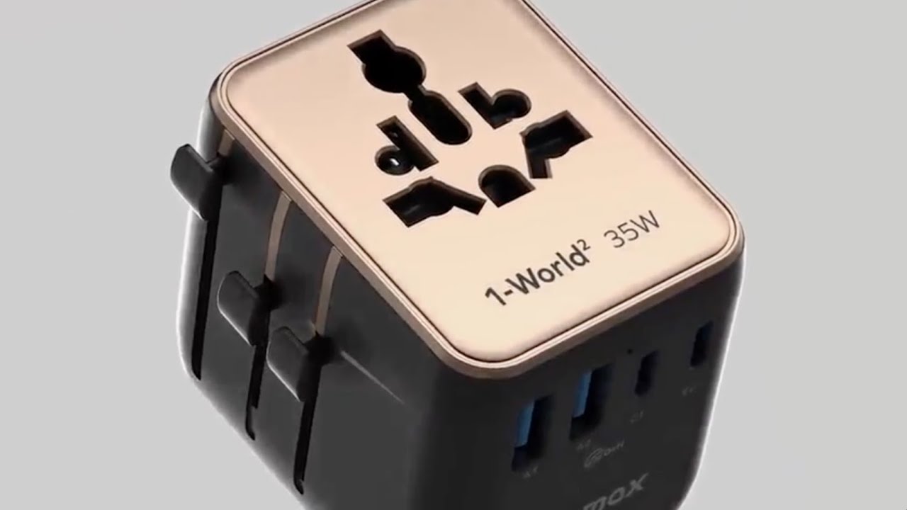 Momax 1-World (35W) GaN PD (5-Port) USB Type-C Charger / AC Plug