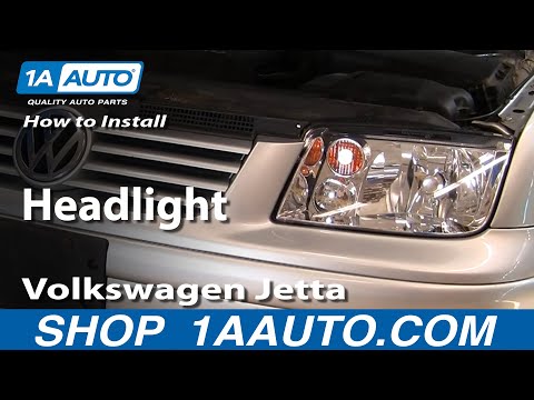 How to Replace Headlight 02-05 Volkswagen Jetta