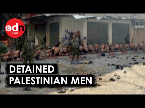 Video Appears to Show Palestinian Detainees Stripped by Israeli Forces