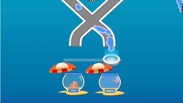 Water Puzzle Fish Rescue Pull Pin: Fun Game All Levels Answer Gameplay (iOS,Android) 198 - 206