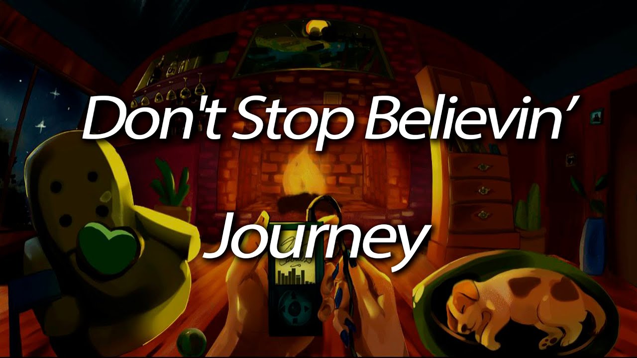 Journey - Don't Stop Believin' (Lyrics)
