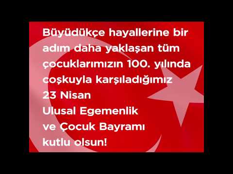 100 yıldır bu ülkenin umudu hep onların hayal gücü oldu!  #23Nisan