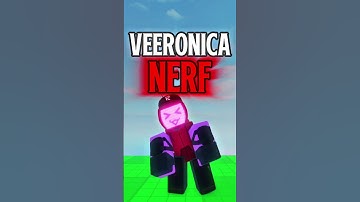 VEERONICA GOT A HUGE NERF #roblox #forsaken #games #gaming #edit #shorts #fyp