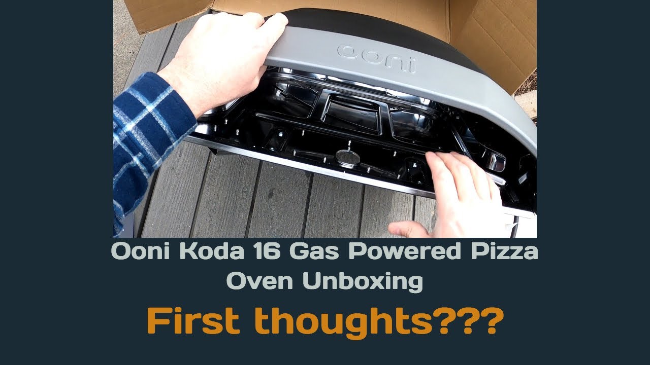 Ooni Koda 16 Gas Powered Pizza Oven Unboxing, Setup, and First