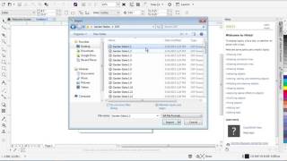 Open DXF with Corel