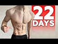 Workout To Get "6 Pack" ABS In 22 Days ( At Home )