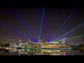 Outdoor 3pcs 40w rgb laser project#outdoorevent #laserlightshow #light #lasershow#dj #outdoordisplay