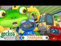 Les mécaniciens somnolents｜Le Garage de Gecko｜Camions pour enfants