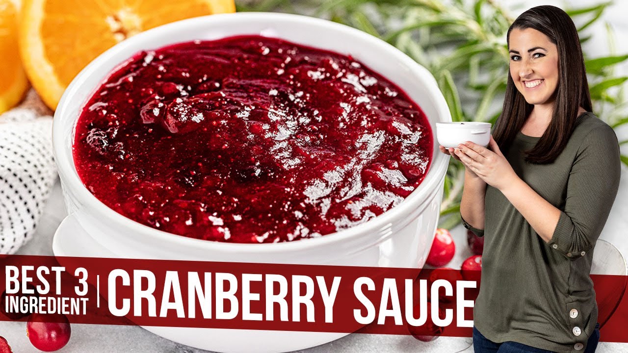 Homemade Cranberry Sauce (Ready in 15!) - Little Sunny Kitchen