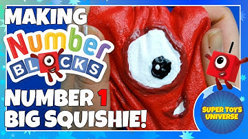 Making a Numberblocks Number 1 Big Squishie!!