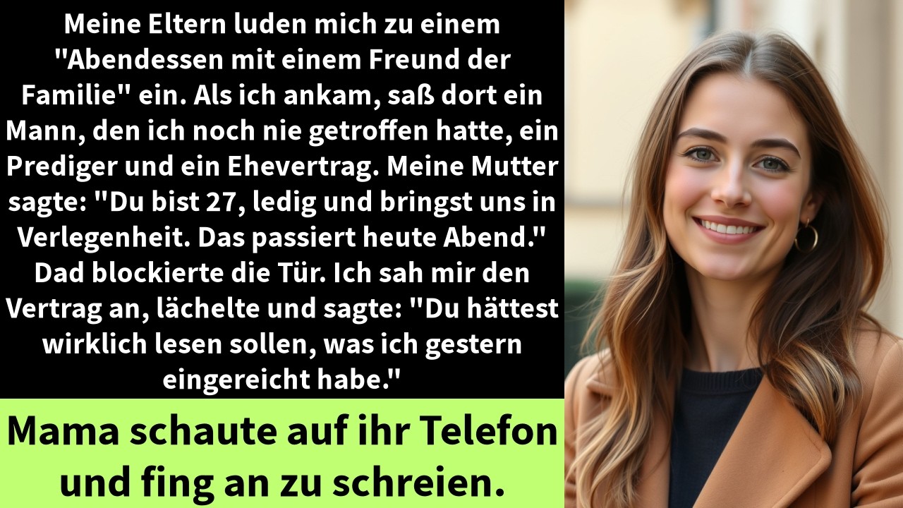 Meine Eltern luden mich zu einem 