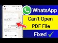 Resolving WhatsApp PDF File Opening Issues (2025 Update)