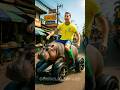 Shocking‼️ CR7 🦛 Riding A Hippo To Defeat Messi 🦁 Riding A Lion 🏆#ronaldo #messi #neymar