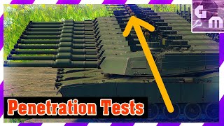 How Many M1A2 Abrams Tanks can you Effectively Penetrate with a T-80B shooting its Top APFSDS
