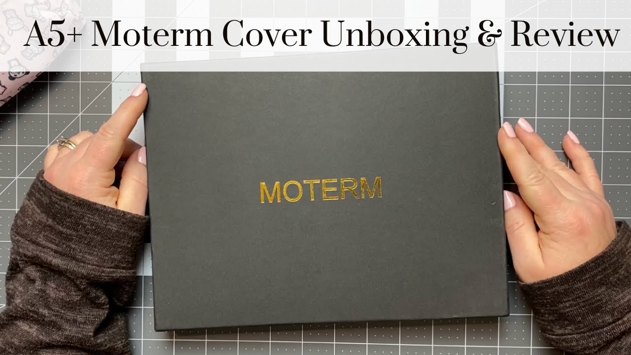 moterm a6 cover new dune full grain vegetable tanned leather unboxing 