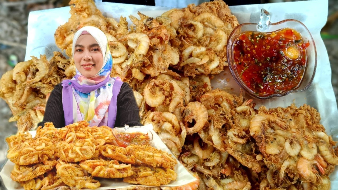 Udang goreng sedap ni duk kumpul petang2 sambil cicah cucur udang