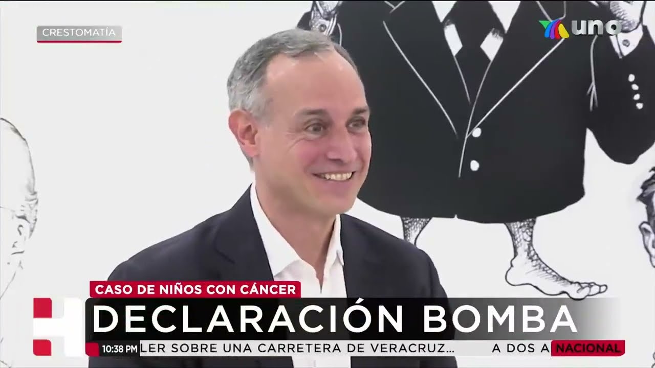 Historia de niños con cáncer es un cuento bien armado: López-Gatell