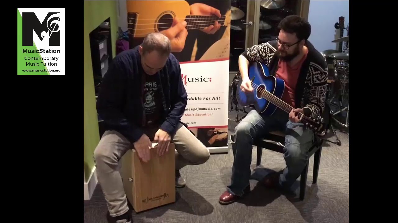 Tiger Guitar and World Rhythm Cajon Video YouTube