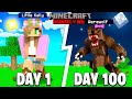 I Survived 100 DAYS as a WEREWOLF in Minecraft ... Here's What Happened
