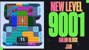Color Block Jam Level 9001 – Fast Walkthrough & Full Solution 🧩✨