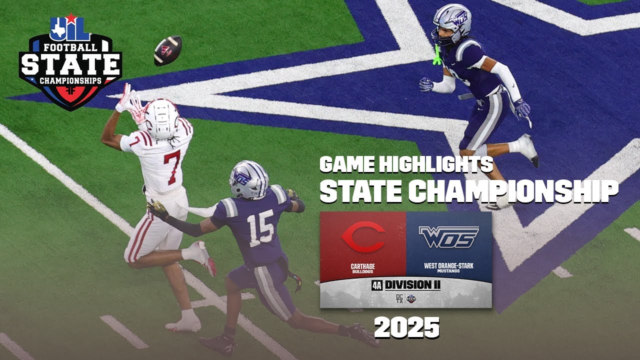 Carthage 49 vs West Orange-Stark 21 State Championship Highlights