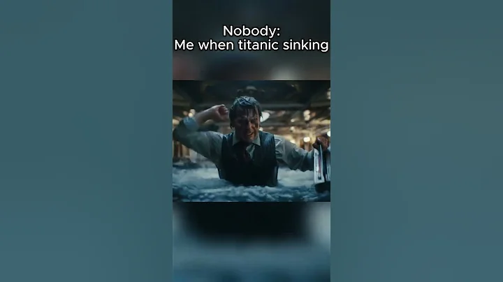 Me When Titanic Sinks #titanic #sinkingships #memes #funny #shorts