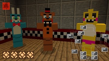I built a WORKING FNAF 2 MAP in Minecraft!