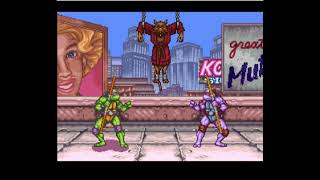 Teenage Mutant Ninja Turtles Tournament Fighters (SNES) Donatello Story Mode Longplay & Ending