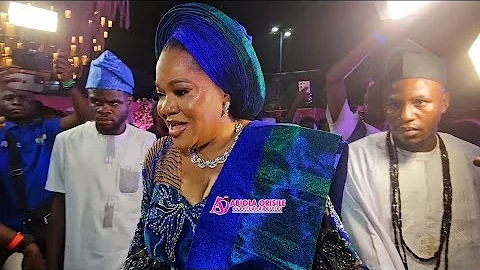 TOYIN ABRAHAM Look to  THE MOVIE PREMIERE OF ENIOLA AJAO "OWAMBE THIEVES'