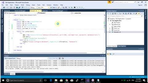 VB net and Mysql login application using database