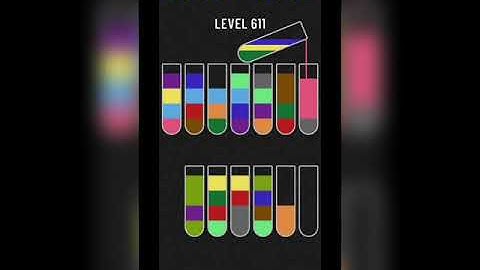 Water sort puzzle level 611