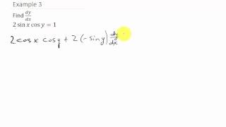 Famous Implicit Differentiation Example 3 Wealth