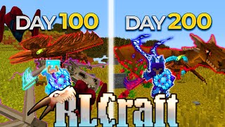 I Played 200 Days In RLCRAFT..... Here's How It Went.....