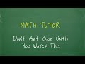 Struggling with Math? Here's How to Find the Perfect Tutor for You ๐