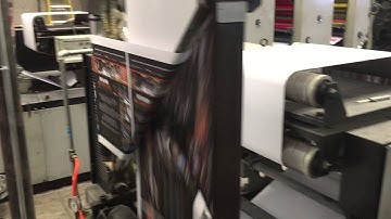 Didde DG-860 Web Press with Web Guide and Turn Bars