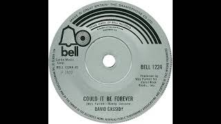 UK New Entry 1972 (76a) David Cassidy - Could It Be Forever