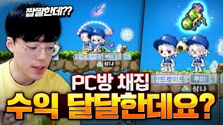 PC방 채집 무저자본 돈벌이로 진짜 괜찮은데?? [메이플스토리, 뚝이]