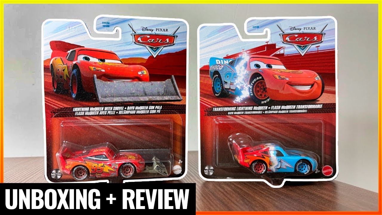 ABRI 2 MINIATURAS do RELÂMPAGO MCQUEEN 😱 | Unboxing + Review